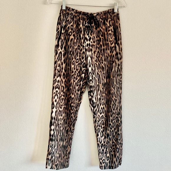 Zara Leopard Drawstring Pants - Picture 3 of 7